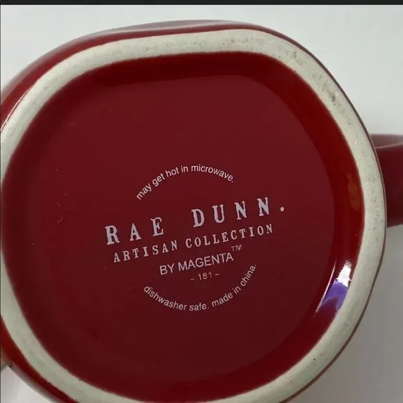 Rae Dunn Joy Stitch Holiday Mug Christmas Coffee Tea Cook Gift Matching Festive - Picture 5 of 6